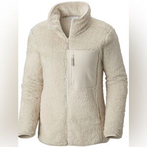 Columbia Cream  Keep Cozy Fleece Teddy Jacket Full Zip